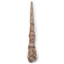 Natural Brown Woodgrain Owl 13.75 inch Resin Costume Magic Wand