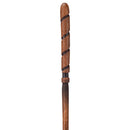 Ombre Brown Woodgrain Spiral 13.75 inch Resin Costume Magic Wand