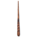 Ombre Brown Woodgrain Spiral 13.75 inch Resin Costume Magic Wand