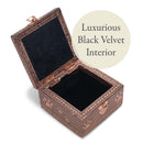 Cottage Garden Home Dog Pawprint Copper Tone Metal Jewelry Keepsake Box