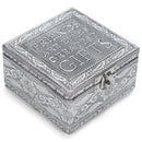 Cottage Garden Friends Life's Greatest Silver Tone Metal Jewelry Keepsake Box